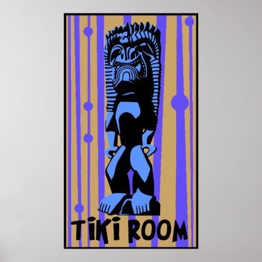 Poster de la chambre Tiki (Devant)