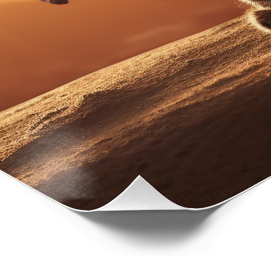 Poster de la chatte sibérienne Ninja (Coin)