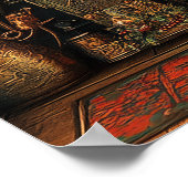 Poster de la cheminée de Noël Steampunk (Coin)