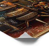 Poster de la cheminée de Noël Steampunk (Coin)