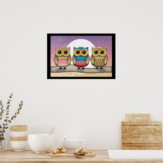 Poster de la chouette (Cuisine)