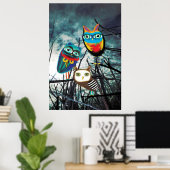 Poster de la Chouette (Bureau à domicile)