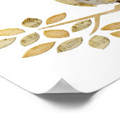 Poster de la Chouette aux yeux larges dans l'arbre (Coin)