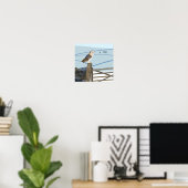 Poster de la chouette de la grange (Bureau à domicile)