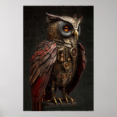Poster de la Chouette de Steampunk (Devant)
