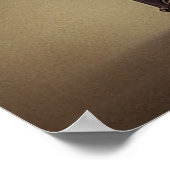 Poster de la Chouette de Steampunk (Coin)