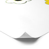 Poster de la Chouette en fleurs de cerisier blanc  (Coin)