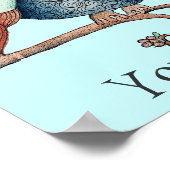 Poster de la Chouette Grumpy pour les enfants (Coin)