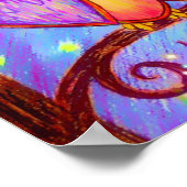 Poster de la Chouette mère et bébé par Carol Zeock (Coin)