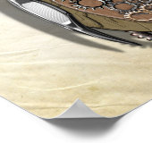 Poster de la Chouette pour engrenages mécaniques S (Coin)