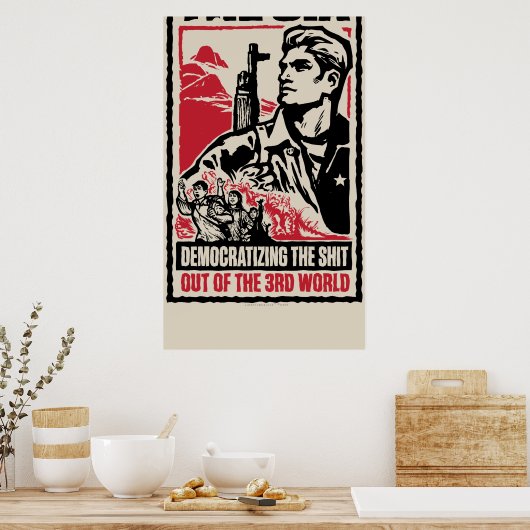 Poster de la CIA 3e Monde (Cuisine)