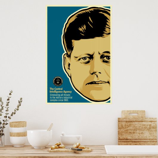 Poster de la CIA JFK (Cuisine)
