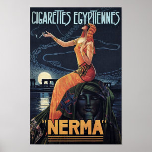 Poster de la cigarette vintage