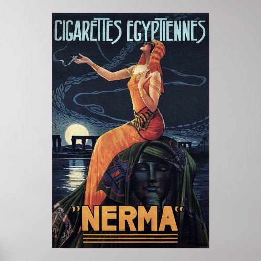 Poster de la cigarette vintage (Devant)