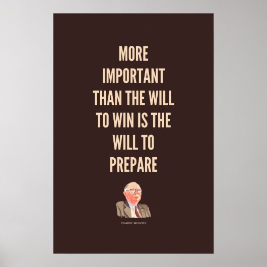 Poster de la citation de Charlie Munger (Devant)