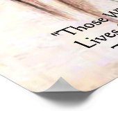 Poster de la citation de James M Barrie "Spread Su (Coin)