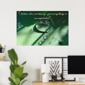 Poster de la citation de la nature Lao Tzu (Bureau à domicile)
