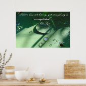 Poster de la citation de la nature Lao Tzu (Cuisine)