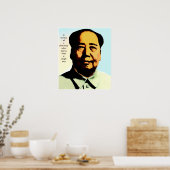 Poster de la citation de voyage Mao Zedong Imprime (Cuisine)