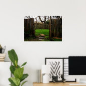Poster de la clôture du jardin (Bureau à domicile)