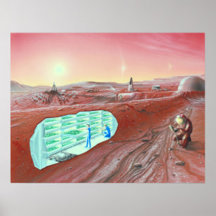 Poster de la colonie de Mars
