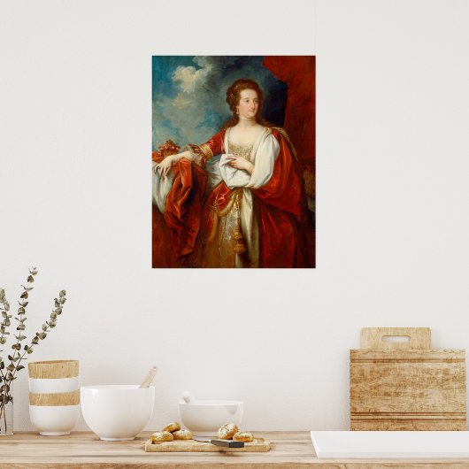 Poster de la comtesse Effingham - Benjamin West Fi (Cuisine)