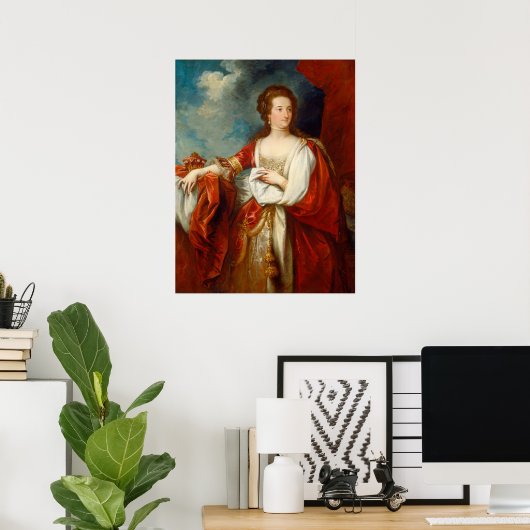 Poster de la comtesse Effingham - Benjamin West Fi (Bureau à domicile)