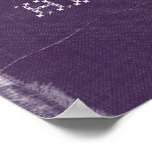 Poster de la condition physique de Purple Denim Be (Coin)