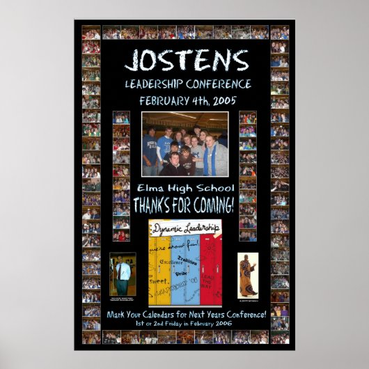 Poster de la conférence de leadership de Jostens N (Devant)
