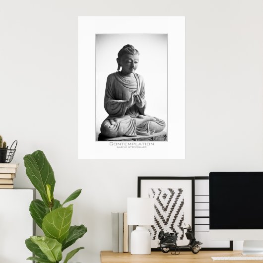 Poster de la contemplation (Bureau à domicile)