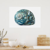 Poster de la coque de la mer bleue (Cuisine)