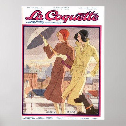 Poster de la Coquette Umbrella Girl (Devant)