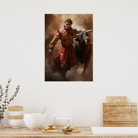 Poster de la corrida de Murcia : captivation (Cuisine)