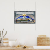 Poster de la cosmologie égyptienne antique (Cuisine)