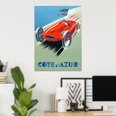 Poster de la Côte d'Azur Art déco (Bureau à domicile)