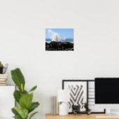 Poster de la côte de l'Oregon (Bureau à domicile)