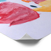 Poster de la couleur aquarelle (Coin)