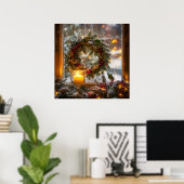 Poster de la couronne aux chandelles (Bureau à domicile)