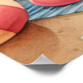 Poster de la crèche Pastel Beach (Coin)