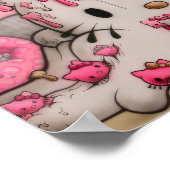 Poster de la crème glacée Kitty (Coin)
