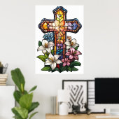 Poster de la Croix de Pâques (Bureau à domicile)