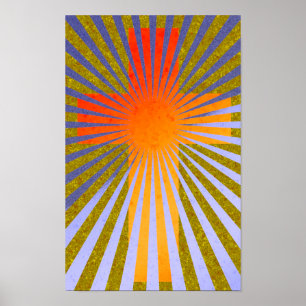 Poster de la Croix de Pâques Abstraite moderne Art