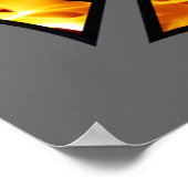 Poster de la Croix Maltaise flamboyante 2 (Coin)