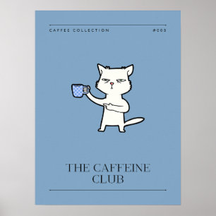 Poster de la cuisine amusante du Caffeine Club
