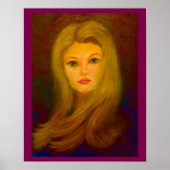 Poster de la dame blonde (Devant)