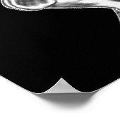 Poster de la dame Chrome Bodybuilder Poster (Coin)