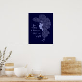 Poster de la dame de Byron (Cuisine)