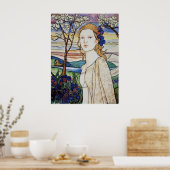 Poster de la dame de PMACarlson en dentelle (Cuisine)