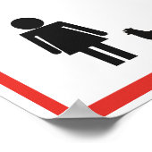 Poster de la dame de poulet fou (Coin)