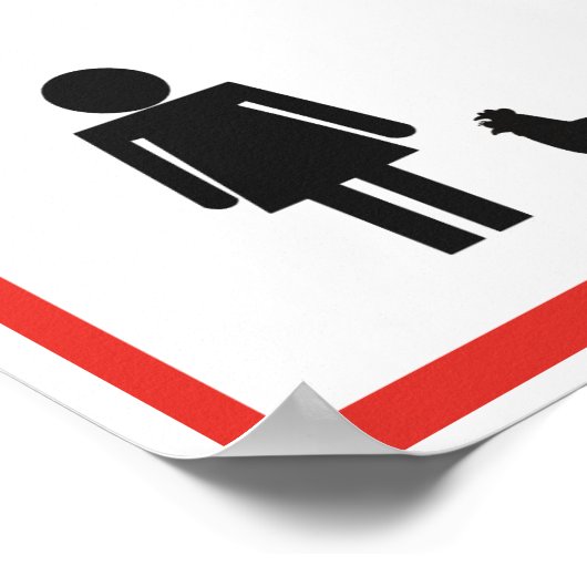 Poster de la dame de poulet fou (Coin)